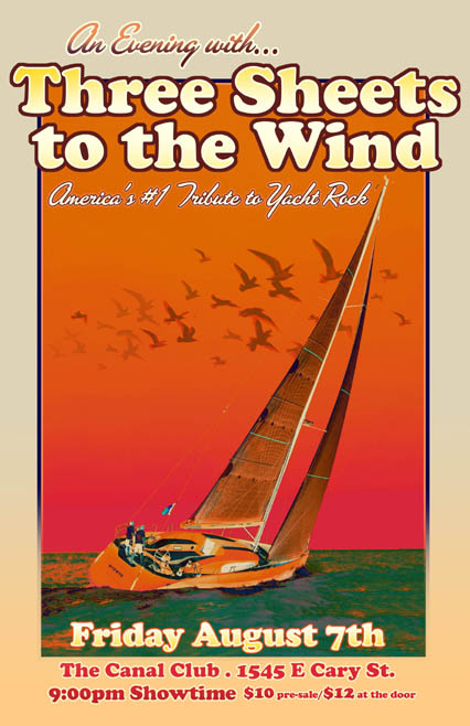 Rob Sheley - Posters - Three Sheets To the Wind Canal Club Poster